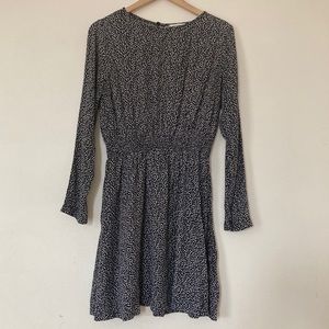 H&M Bell Sleeve Floral Mini Dress with Ruffles